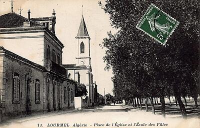 Lourmel-PlaceEglise-EcoleFilles