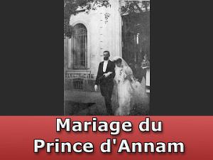 Mariage du Prince d'Annam