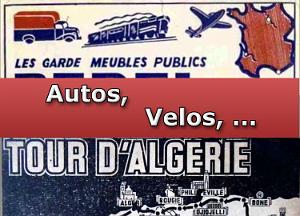 Automobiles, Vélos, ...