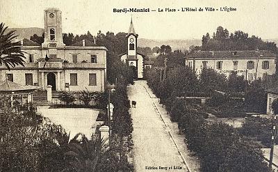 Bordj-Menaiel-LaPlace-HotelVille-Eglise-Gendarmerie