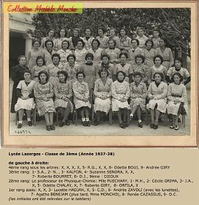 Lycée-Lazerges-Alger-1937-38-3eme